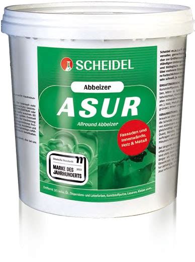 scheidel asur allround abbeizer|Scheidel Asur Allround Abbeizer 10,0 lt